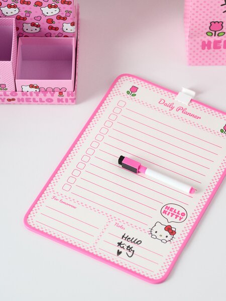 Sinsay - Tabuľa s mazateľným fixkou Hello Kitty - horúca ružová