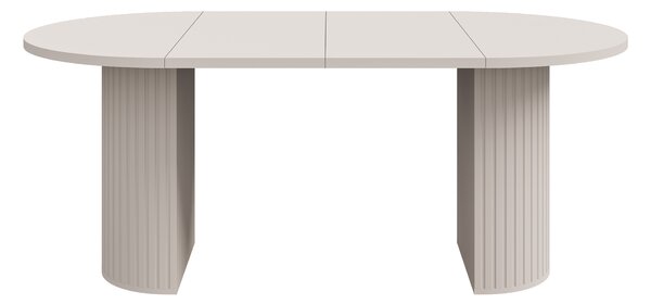 Rozkladací jedálenský stôl Ovalio 100-188x75 - piesková