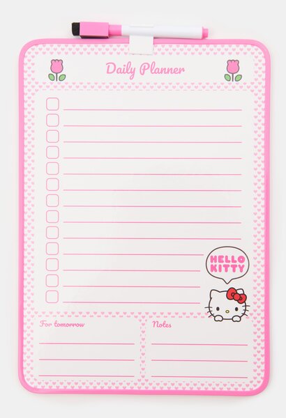 Sinsay - Tabuľa s mazateľným fixkou Hello Kitty - horúca ružová