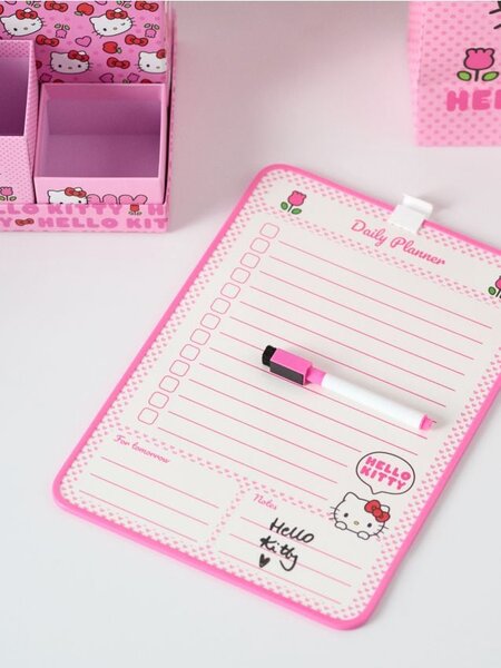 Sinsay - Tabuľa s mazateľným fixkou Hello Kitty - horúca ružová
