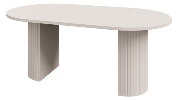Rozkladací jedálenský stôl Ovalio 100-188x75 - piesková