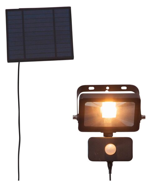 EGLO OUTDOOR 900247 VILLAGRAPPA solárne nástenné svietidlo reflektor so senzorom LED 15X0,03W/800lm IP44 čierna