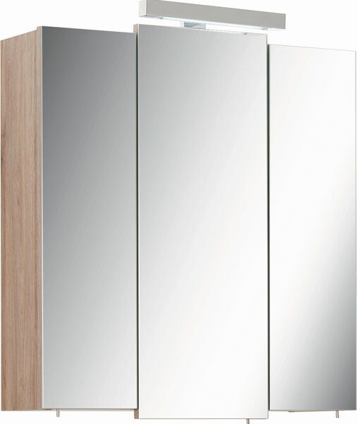 ZRKADLOVÁ SKRINKA, farba duba, 68/73/20 cm Xora - Kúpeľňové skrinky