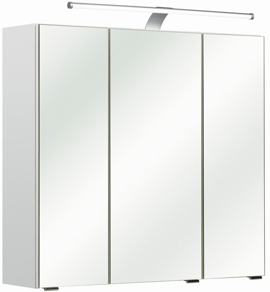 ZRKADLOVÁ SKRINKA, biela, 75/70/20 cm Xora - Kúpeľňové skrinky