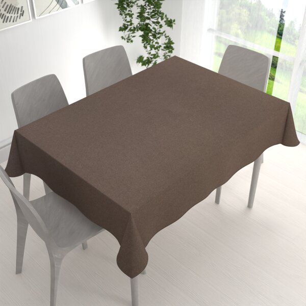Biante Dekoračný obdĺžnikový obrus BKR-504 Hnedý 60x100 cm