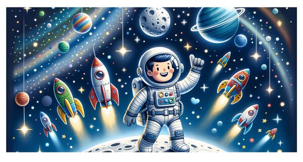 Obraz dobrodružstvo v galaxii malého hrdinu