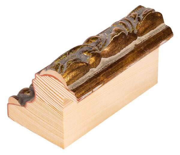 DANTIK rám na obraz 50x70 | HONEST malá vysoká bronz (Plexi Čiré)