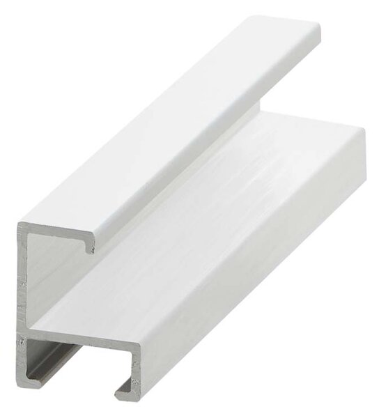 DANTIK rám na obraz 29,7x42 | ALU Bílá matná (Plexi Čiré)