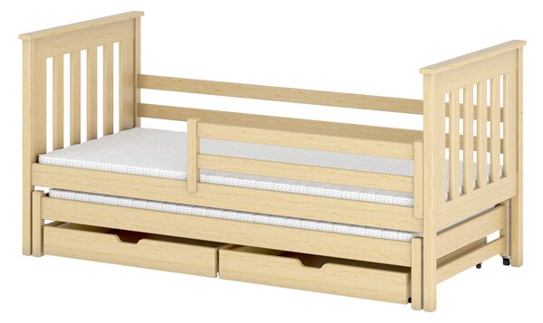Detská posteľ 80 x 180 cm TOYA (s roštom a úl. priestorom) (borovica). Vlastná spoľahlivá doprava až k Vám domov. 1013040