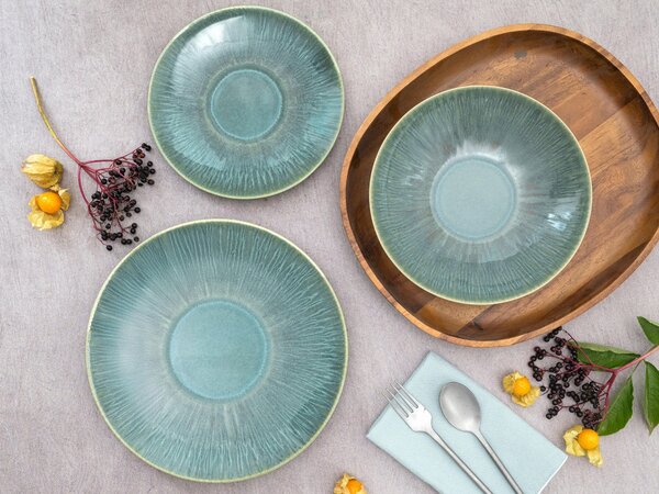 JEDÁLENSKÝ SERVIS Sea Breeze Green 12-dielne Creatable - Online Only bytové doplnky, Online Only