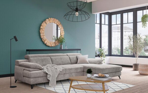ROHOVÁ SEDAČKA, textil, béžová Livetastic - Sedačky, Online Only