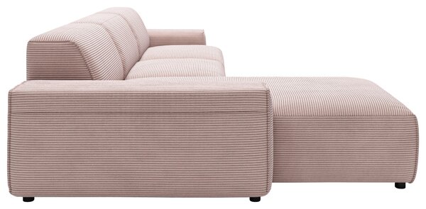 ROHOVÁ SEDAČKA, textil, ružová Livetastic - Sedačky, Online Only