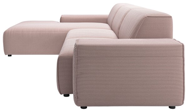 ROHOVÁ SEDAČKA, textil, ružová Livetastic - Sedačky, Online Only
