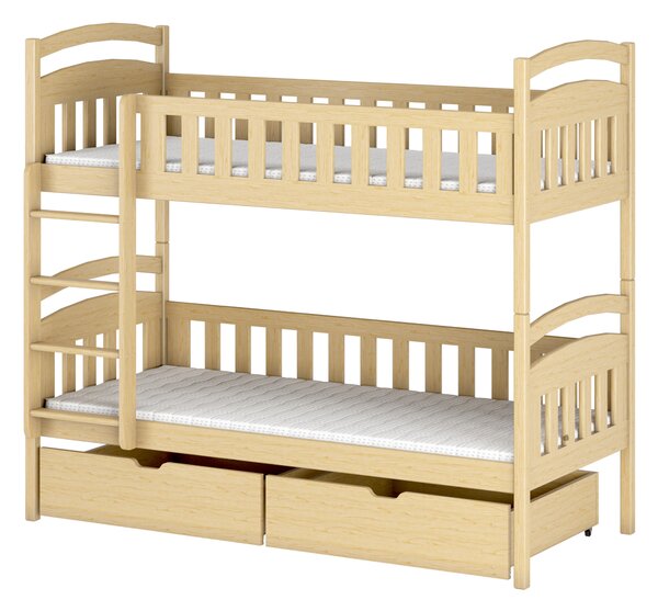 Detská posteľ 90 x 190 cm Marlo (s roštom a úl. priestorom) (borovica). Vlastná spoľahlivá doprava až k Vám domov. 1013477