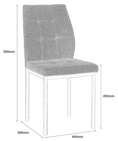 STOLIČKA, 44/90/56 cm Carryhome - Stoličky