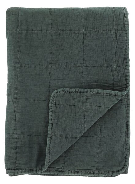 Prešívaný prehoz Aix Forest Green 130 × 180 cm