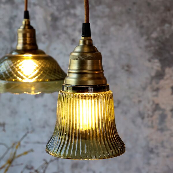 Stropná lampa Olive Brass Top Ø 12 cm