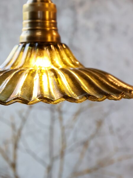 Stropná lampa Olive Brass Top Ø 26 cm