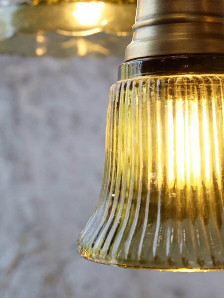 Stropná lampa Olive Brass Top Ø 12 cm