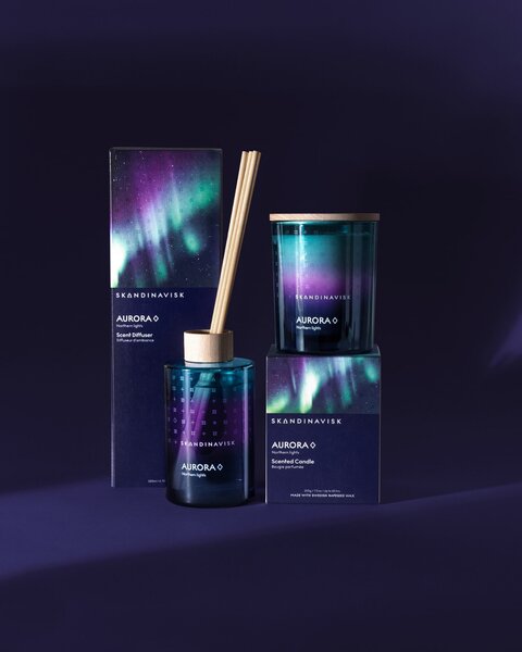 Vonná sviečka v skle AURORA (polárna žiara) 65 g