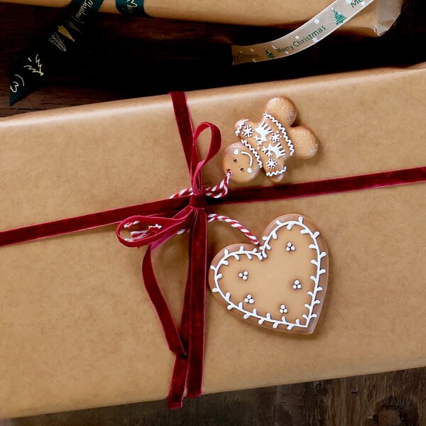 Vianočná ozdoba Christmas Cookies Tree / Heart Srdiečko