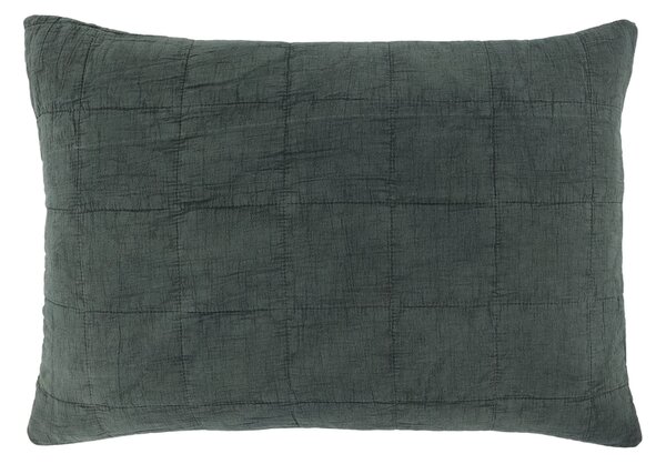 Prešívaný poťah na vankúš Aix Forest Green 40 × 60 cm