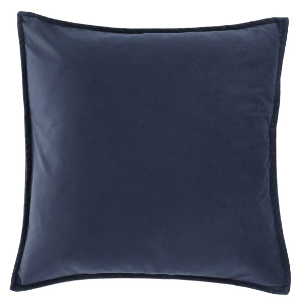 Zamatový poťah na vankúš Aix Indigo Blue 50 × 50 cm