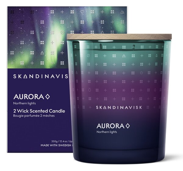 Vonná sviečka v skle AURORA (polárna žiara) 350 g