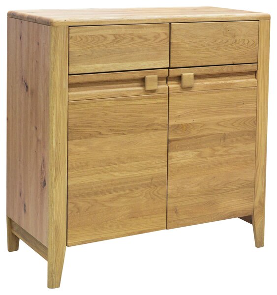 KOMODA, divoký dub, dub artisan, divoký dub, 92,6/92/42,7 cm Linea Natura - Komody