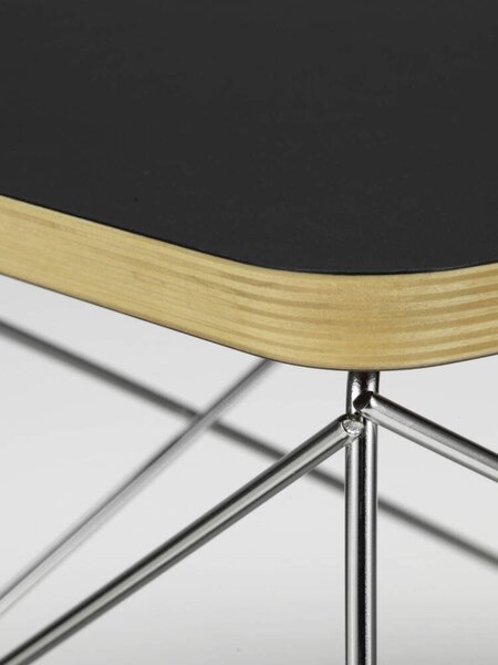 Vitra Occasional Table LTR HPL, black / stainless steel