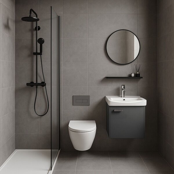 Súprava kúpeľňového nábytku s umývadlom Molly 40cm Grey