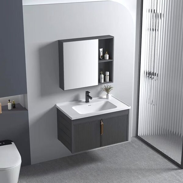 Súprava kúpeľňového nábytku s umývadlom Astor 60cm Grey