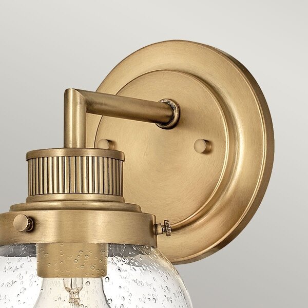Quintiesse QN-POPPY1-HB-BATH - Kúpeľňové nástenné svietidlo POPPY 1xE27/60W/230V IP44 zlaté