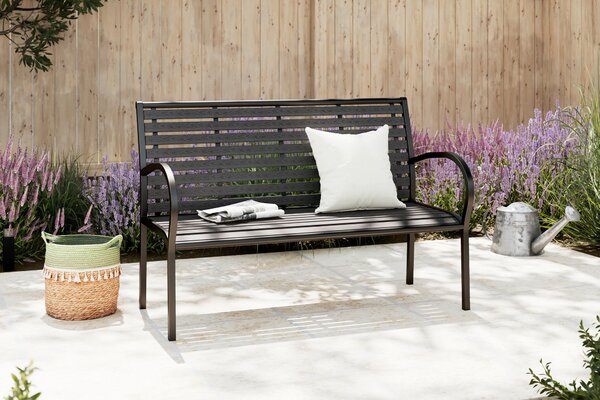 ZÁHRADNÁ LAVICA kov, plast Ambia Garden - Online Only záhrada, Online Only