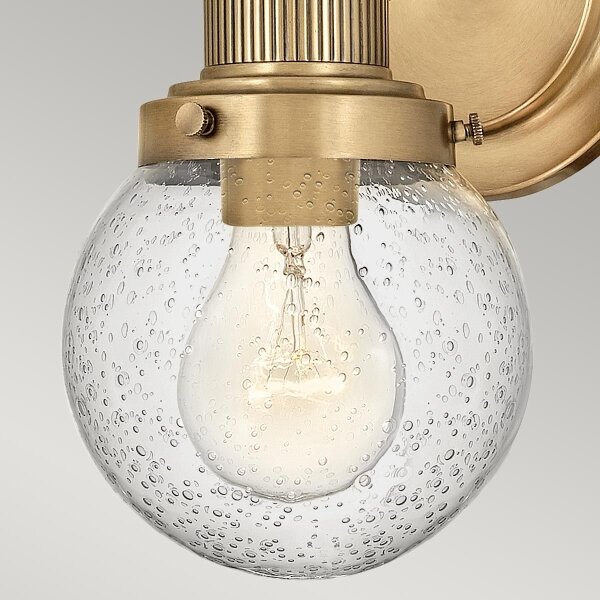 Quintiesse QN-POPPY1-HB-BATH - Kúpeľňové nástenné svietidlo POPPY 1xE27/60W/230V IP44 zlaté