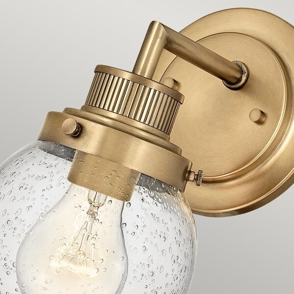 Quintiesse QN-POPPY1-HB-BATH - Kúpeľňové nástenné svietidlo POPPY 1xE27/60W/230V IP44 zlaté