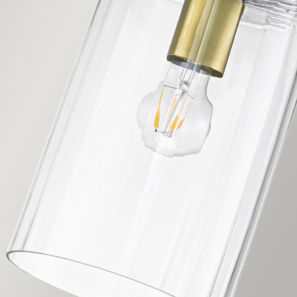 Quintiesse QN-KIMROSE-MP-BNB - Luster na tyči KIMROSE 1xE27/60W/230V zlatý
