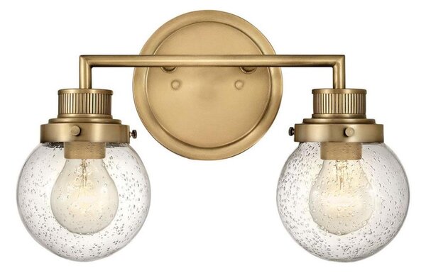 Quintiesse QN-POPPY2-HB-BATH - Kúpeľňové nástenné svietidlo POPPY 2xE27/60W/230V IP44 zlatá