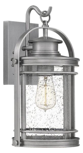 Quintiesse QN-BOOKER-M-IA - Vonkajšie nástenné svietidlo BOOKER M 1xE27/60W/230V IP44, matný chróm