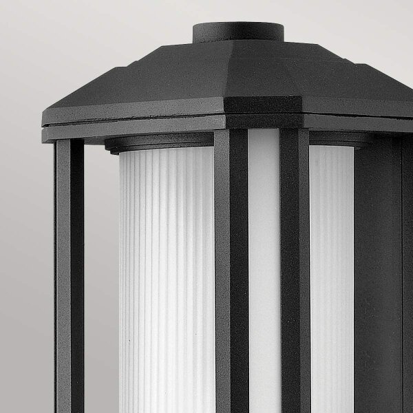 Quintiesse QN-CASTELLE-M-BLK - Vonkajšie nástenné svietidlo CASTELLE M 1xE27/60W/230V IP44 čierna
