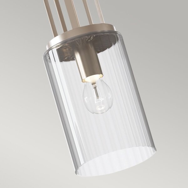Quintiesse QN-KIMROSE-MP-PN - Stropné svietidlo na tyči KIMROSE 1xE27/60W/230V lesklý chróm