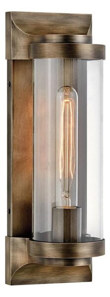Quintiesse QN-PEARSON-M-BU - Vonkajšie nástenné svietidlo PEARSON M 1xE27/60W/230V IP44 bronz