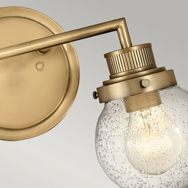 Quintiesse QN-POPPY2-HB-BATH - Kúpeľňové nástenné svietidlo POPPY 2xE27/60W/230V IP44 zlatá