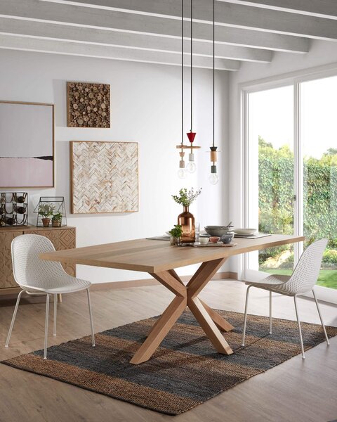 MUZZA JEDÁLENSKÝ STÔL ARYA TABLE 160 X 100 cm PRÍRODNÝ