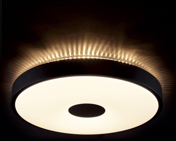 Brilliant - LED stropné svietidlo TAVIS LED/24W/230V pr. 44,5 cm čierne