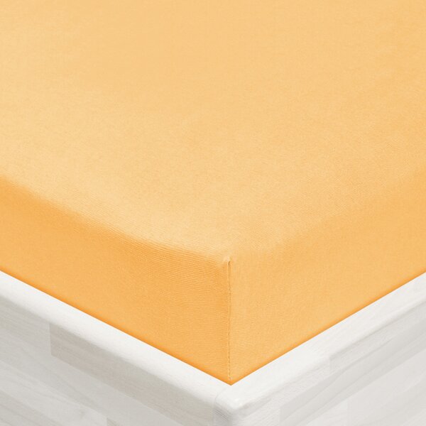 Detské jersey napínacie prestieradlo do postieľky JR-004 Marhuľové 60 x 120 x 10 cm - do postieľky