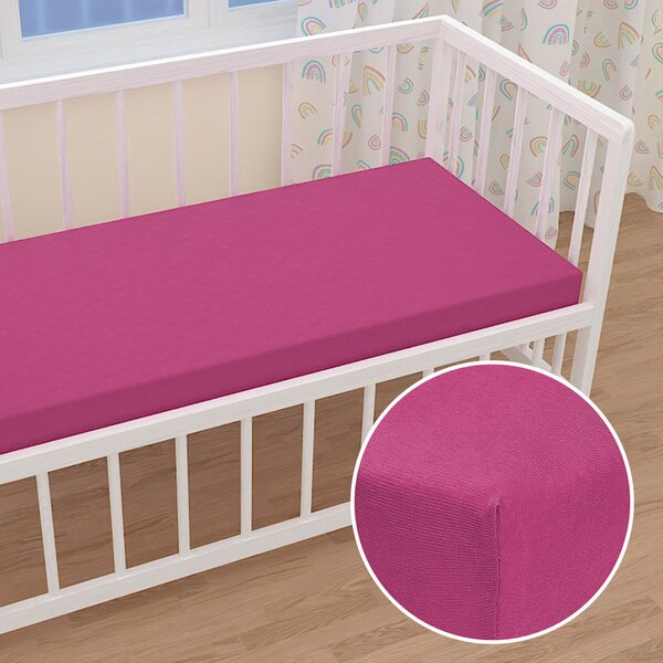Detské jersey napínacie prestieradlo do postieľky JR-009 Orgovánové 60 x 120 x 10 cm - do postieľky