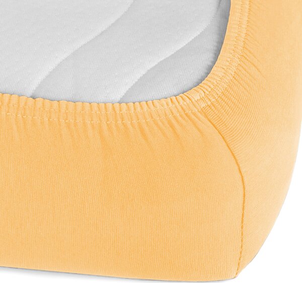 Detské jersey napínacie prestieradlo do postieľky JR-004 Marhuľové 60 x 120 x 10 cm - do postieľky