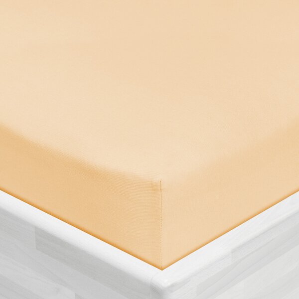 Detské jersey napínacie prestieradlo do postieľky JR-021 Púdrové 60 x 120 x 10 cm - do postieľky