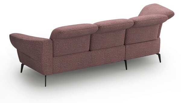 ROHOVÁ SEDAČKA, textil, baklažánová Sit & More - Sedačky, Online Only